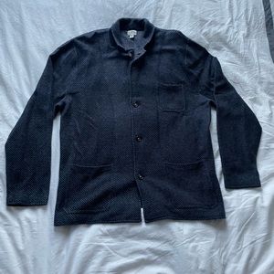 Jcrew navy sweater blazer